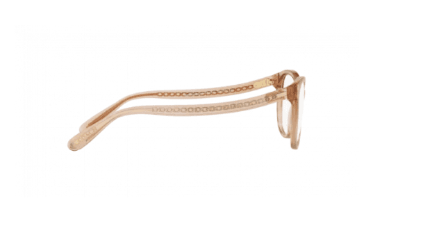 COACH HC 6177 5002 Transparent Brown Eyeglasses 52-17 140 W/CASE (R99K) - Thumbnail 2