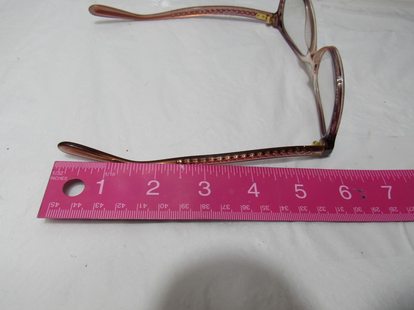 COACH HC 6177 5002 Transparent Brown Eyeglasses 52-17 140 W/CASE (R99K) - Thumbnail 18