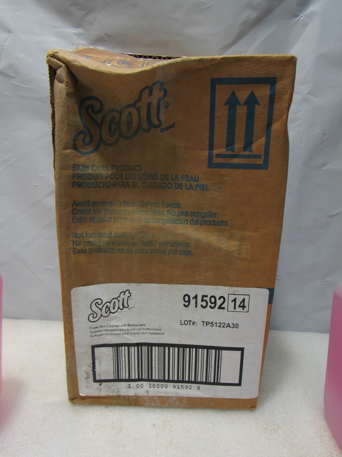 2 Refills Scott 91592 Foam Soap Skin Cleanser w/ Moisturizers 1.2L (H15K) - Thumbnail 4