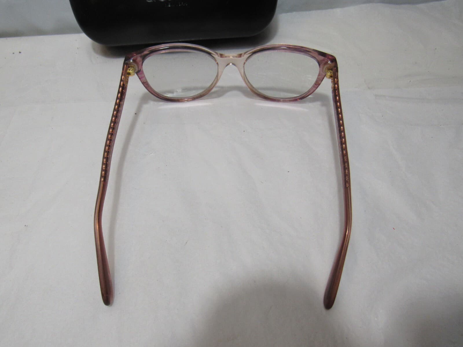 COACH HC 6177 5002 Transparent Brown Eyeglasses 52-17 140 W/CASE (R99K) - Thumbnail 8