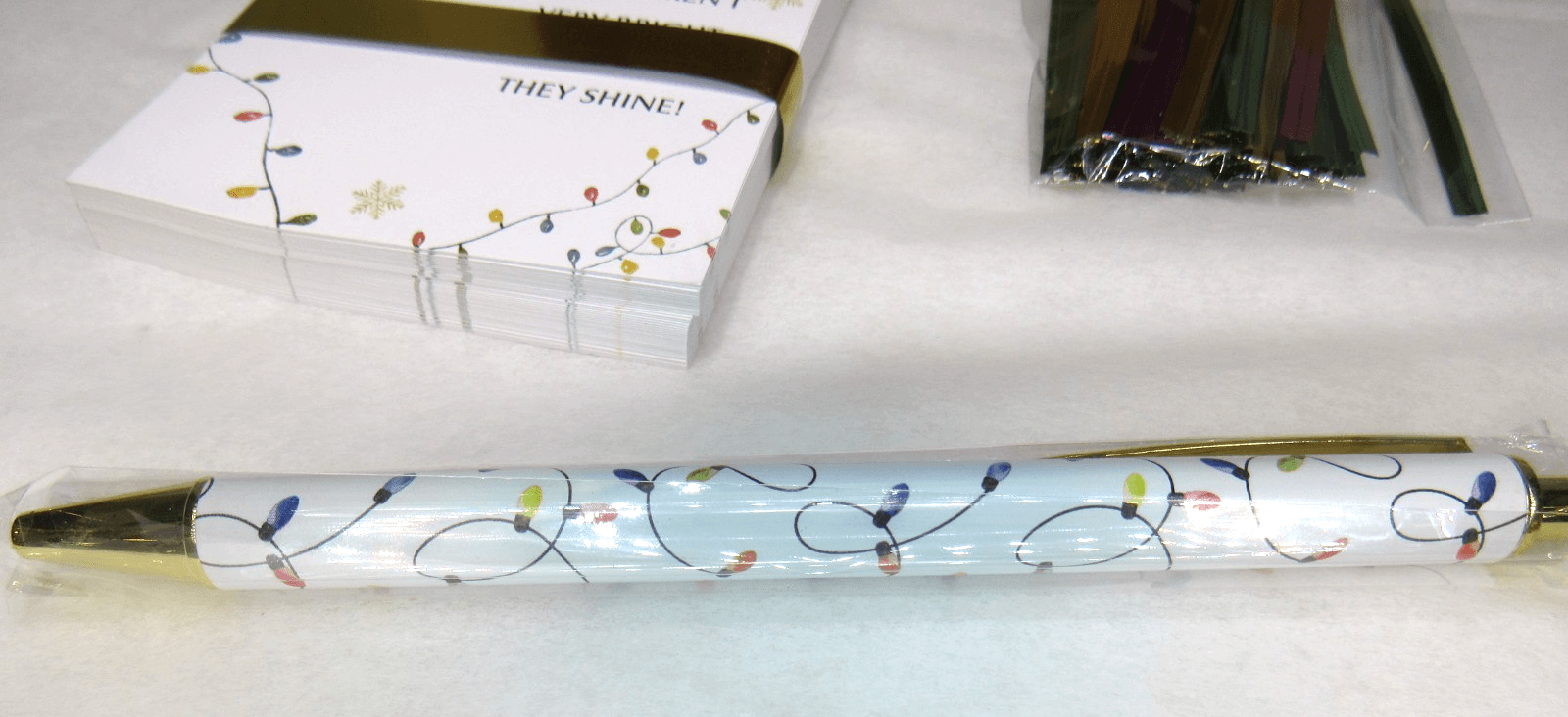 Sayglossy 40 PC Set Coworker Staff Christmas Ink Pen Gift Set (J82J) - Thumbnail 4