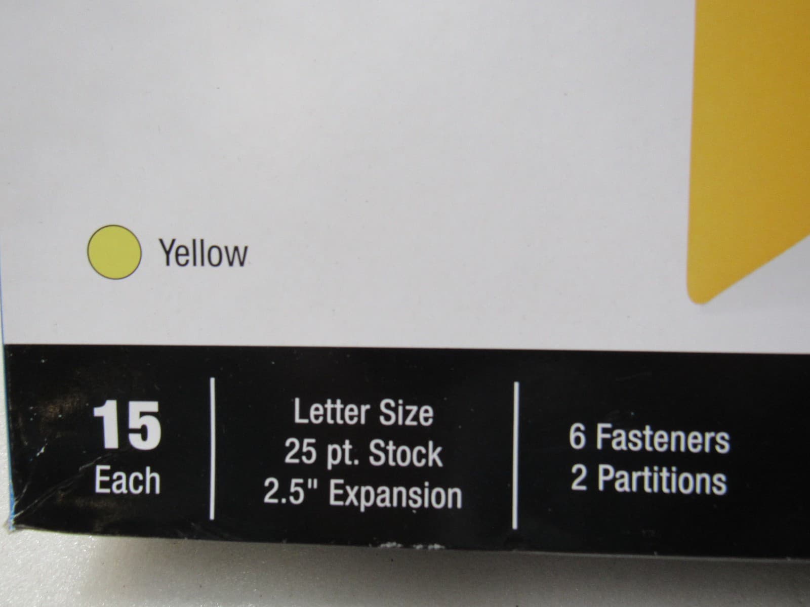 Quill 2/5-Cut Tab Pressboard Classification File Folders 2-Partitions 15CT. H13K - Thumbnail 5
