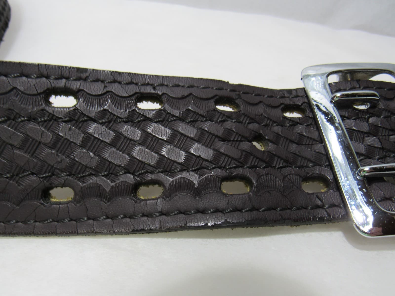 Safariland Model 87 Police Belt 38 & Glock RH Holster 6280-2832 ITM3 Light J88K - Thumbnail 4