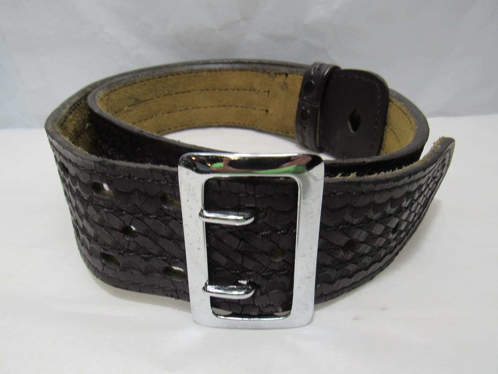 Safariland Model 87 Police Belt 38 & Glock RH Holster 6280-2832 ITM3 Light J88K - Thumbnail 2