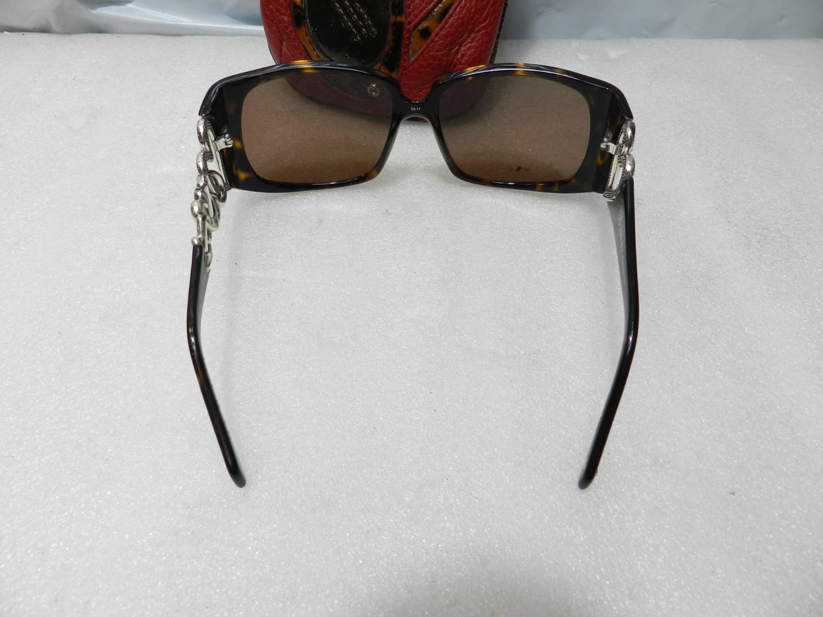 Brighton You Gotta Have Heart Sunglasses 59-17 w/ Leather KissLock Pouch H16K - Thumbnail 6