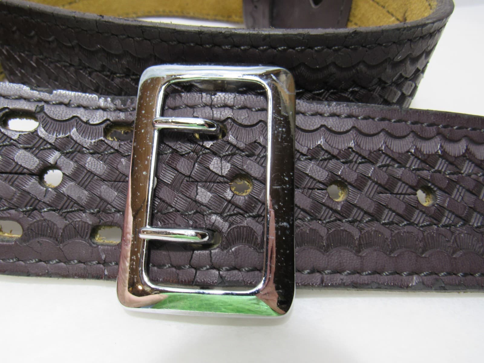 Safariland Model 87 Police Belt 38 & Glock RH Holster 6280-2832 ITM3 Light J88K - Thumbnail 3