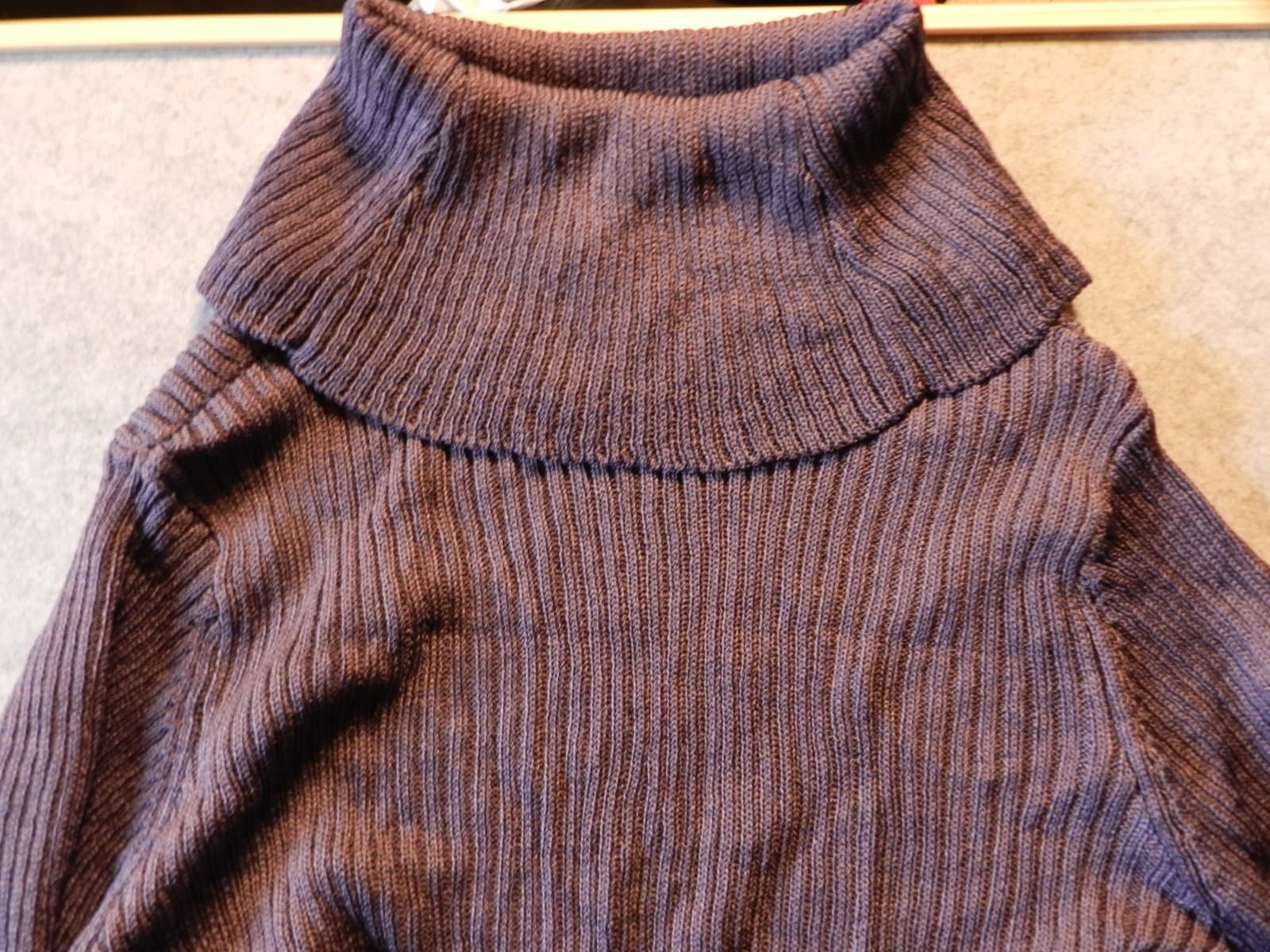 Jones New York Sweater Womens Large Purple Cowl Neck Knit Pullover NWT (H26K) - Thumbnail 5