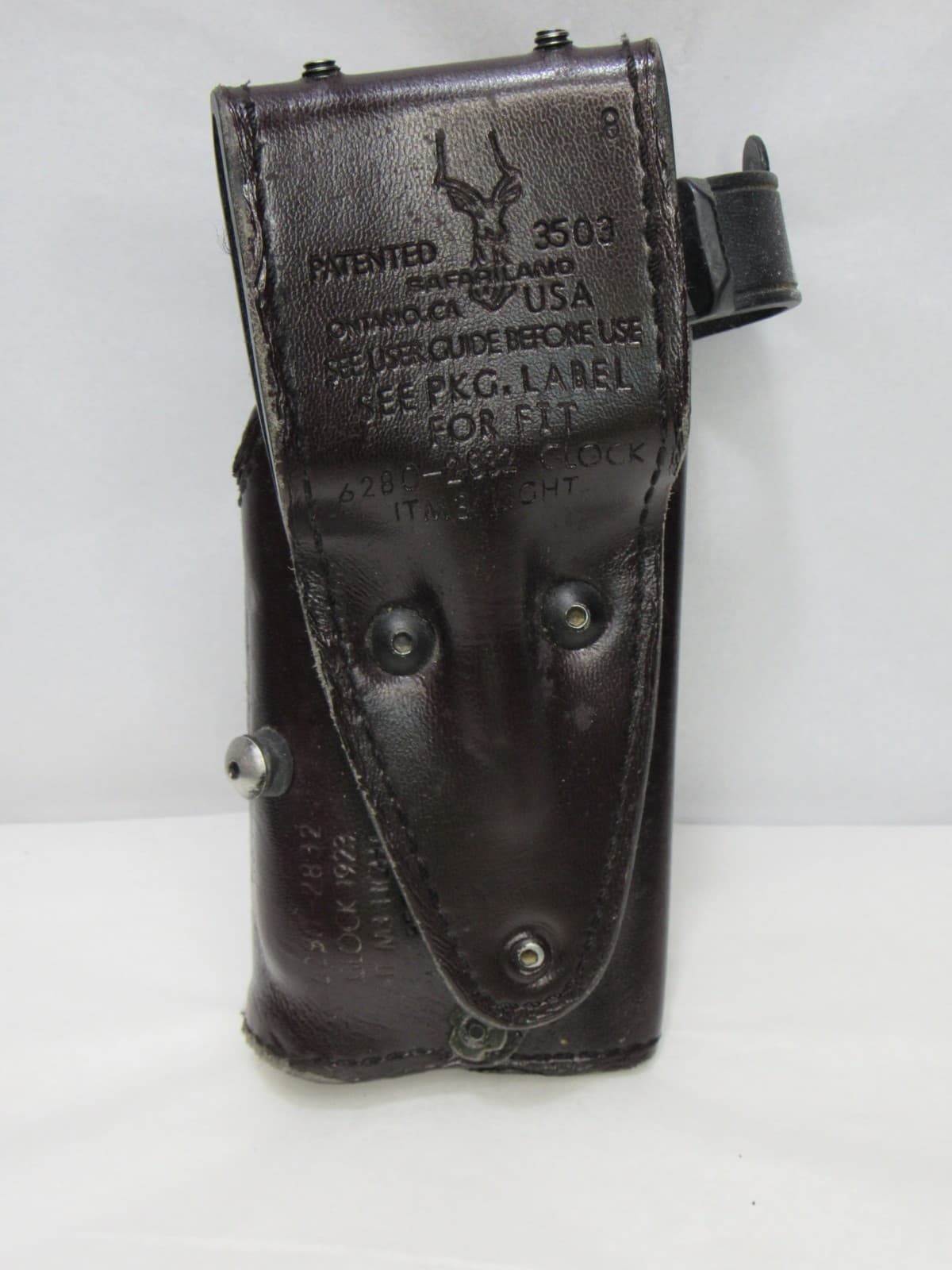 Safariland Model 87 Police Belt 38 & Glock RH Holster 6280-2832 ITM3 Light J88K - Thumbnail 13
