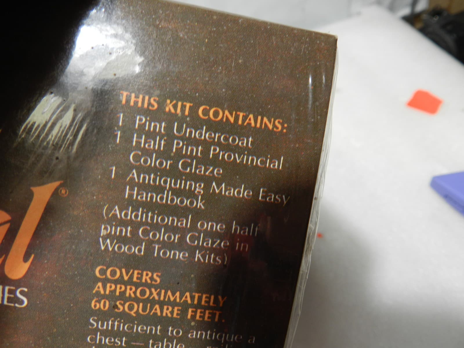 Vintage Martin Senior Paints Provincial Finish Kit Turkey Red 77-4656 (H23J) - Thumbnail 4