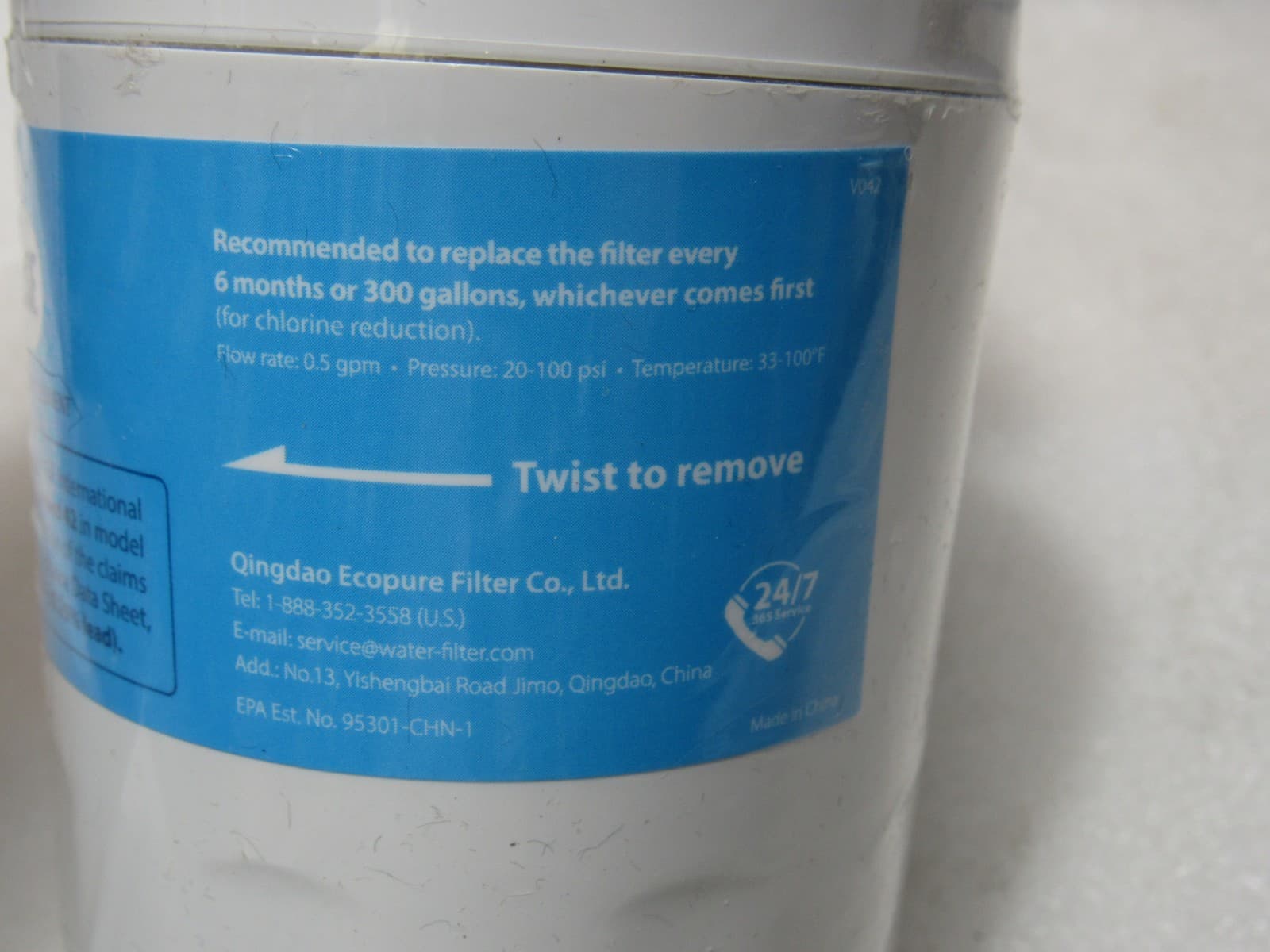 Aqua Crest AQF-FF11B Water Filter NEW Sealed (F63J) - Thumbnail 3