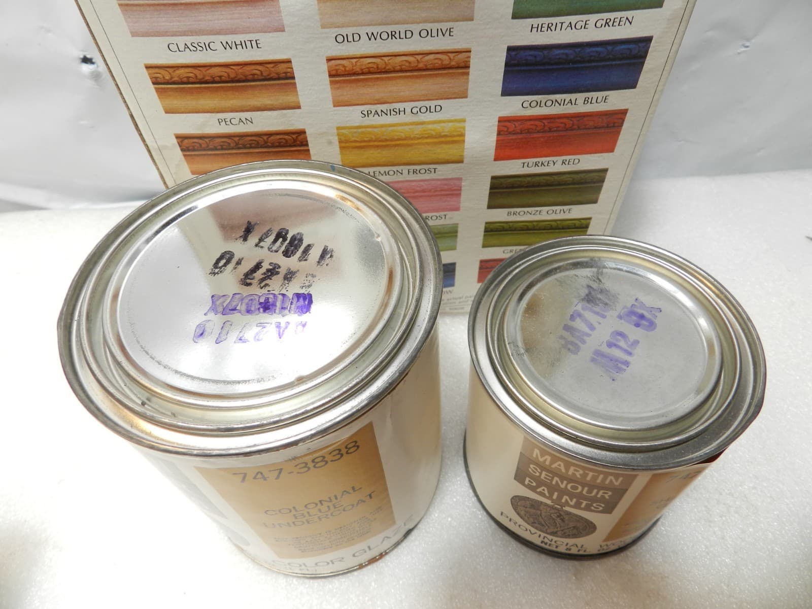 Vintage Martin Senior Paints Provincial Finish Kit Colonial Blue 747-4980 (H20J - Thumbnail 5