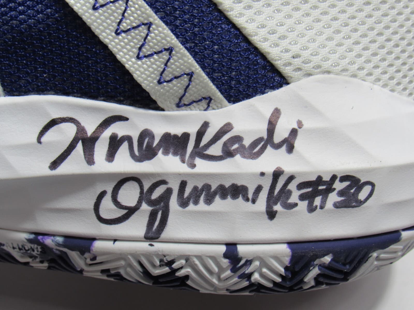 Nneka Ogwumike Signed Autographed Adidas SM Dame 6 Team Shoes WNBA Size 12 H43K - Thumbnail 5