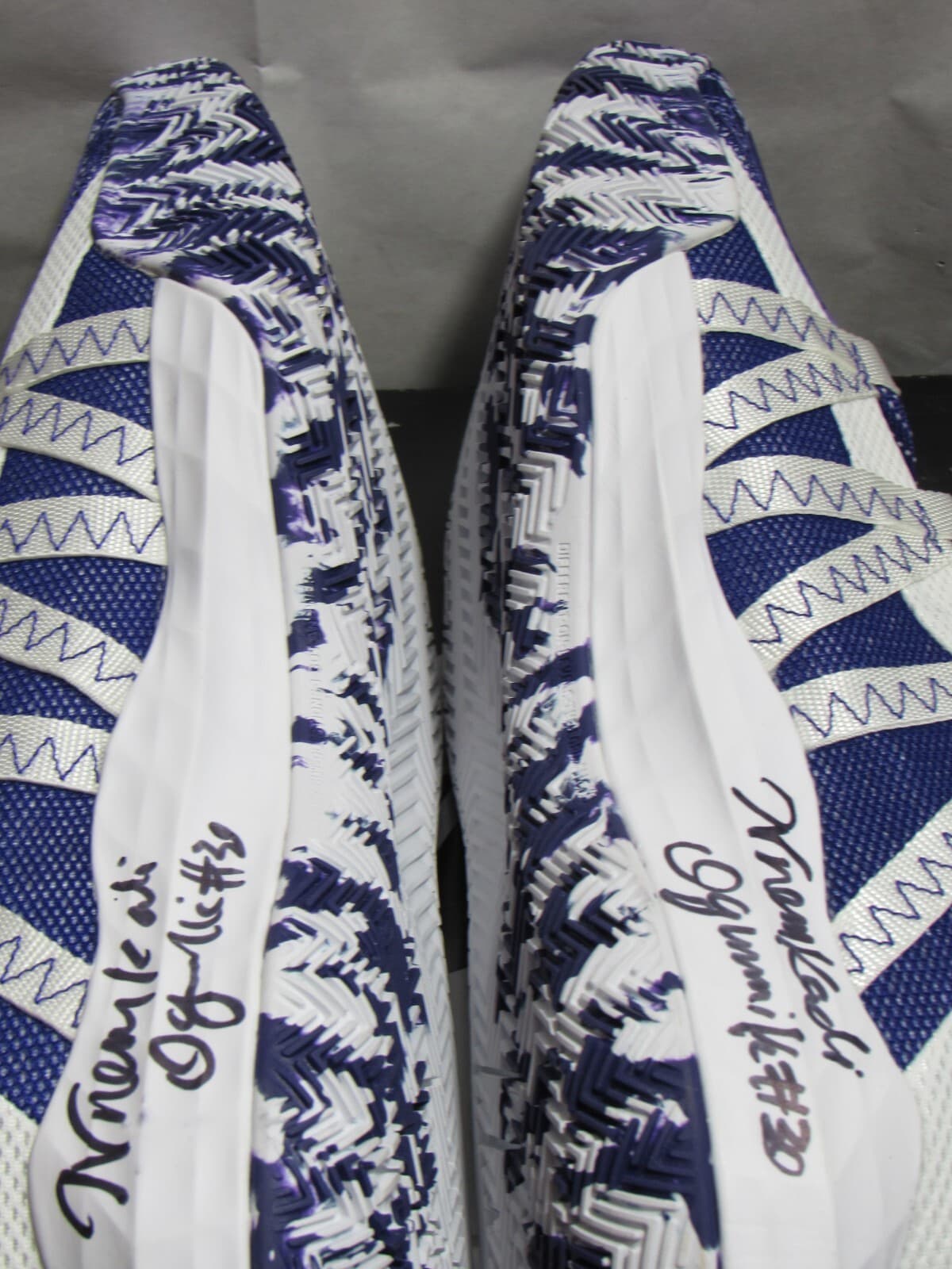 Nneka Ogwumike Signed Autographed Adidas SM Dame 6 Team Shoes WNBA Size 12 H43K - Thumbnail 9