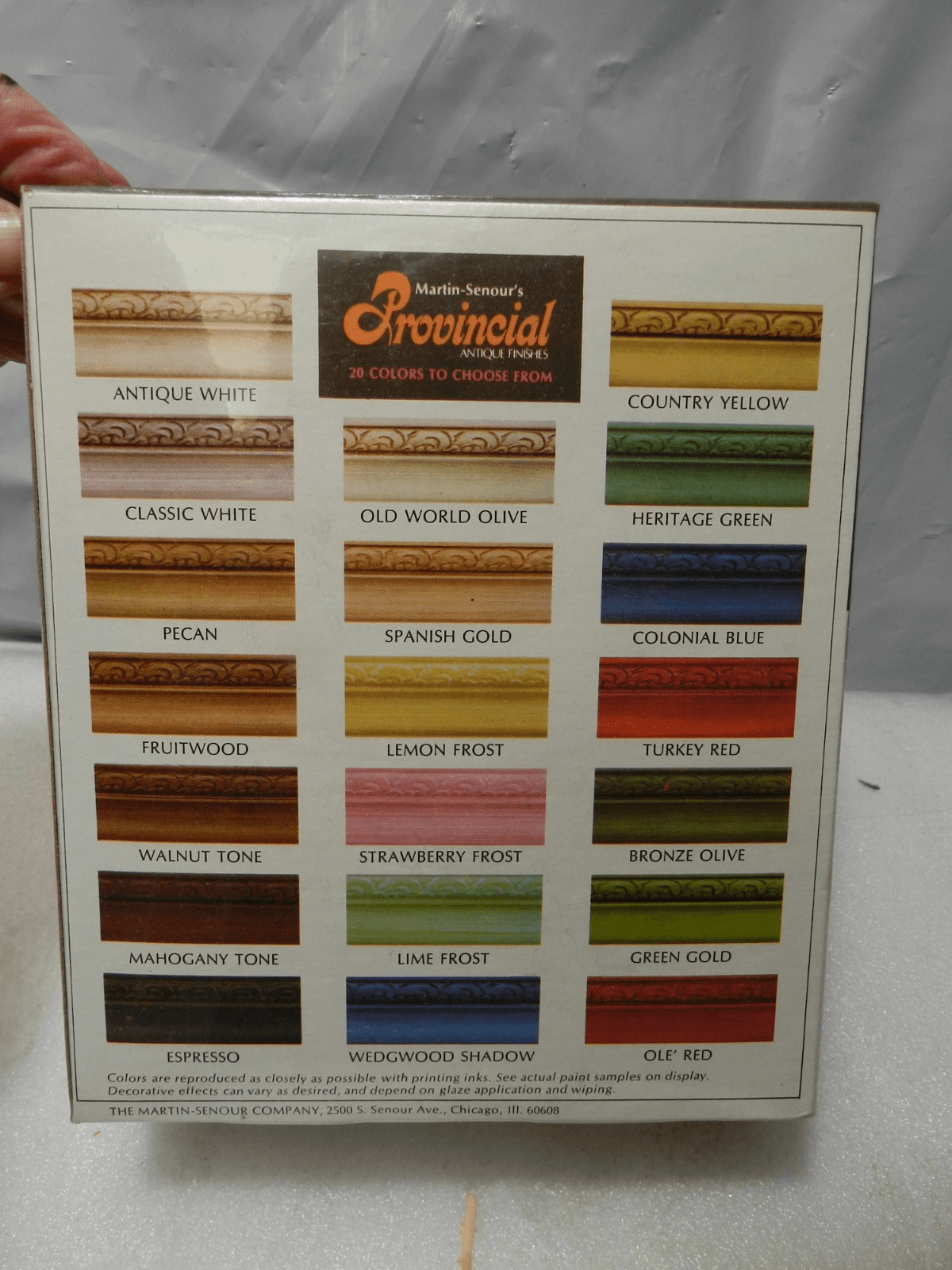 Vintage Martin Senior Paints Provincial Finish Kit Turkey Red 77-4656 (H23J) - Thumbnail 5