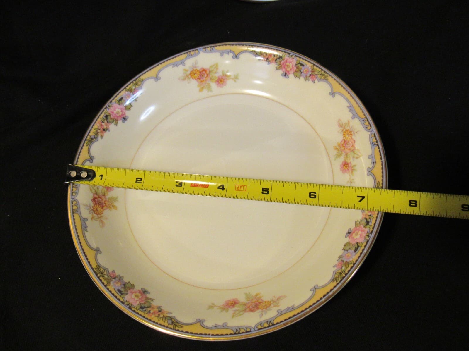2 Vintage Noritake Oxford pattern 7 1/2" Soup bowl J2K - Thumbnail 6