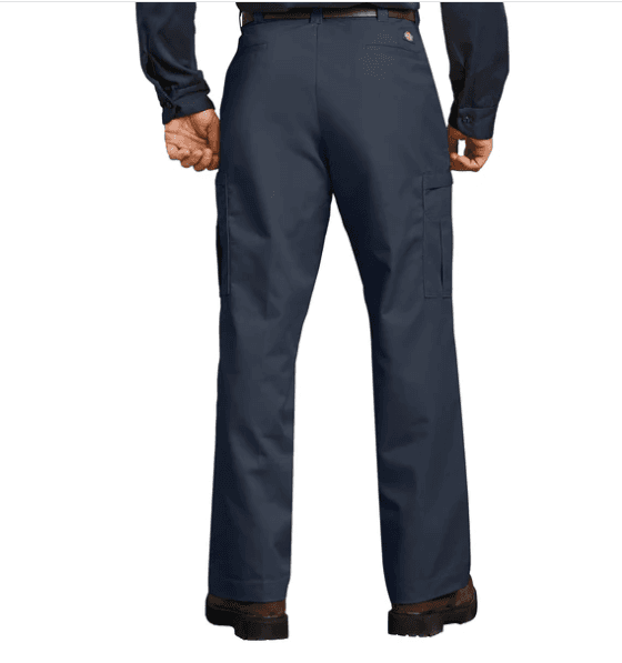 NEW MENS 38x32 DICKIES INDUSTRIAL RELAXED FIT CARGO PANTS LP2372 NAVY X27JK - Thumbnail 2