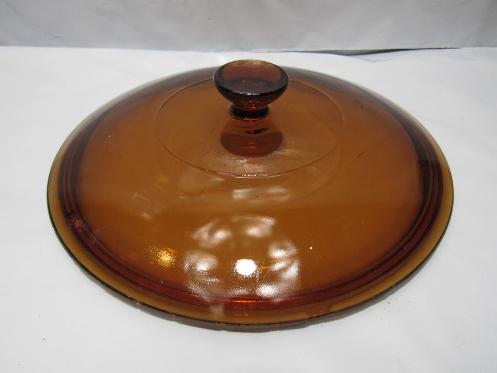 Pyrex Casserole Dish Corning Vision Amber Brown With Lid 8" (T36J) - Thumbnail 5