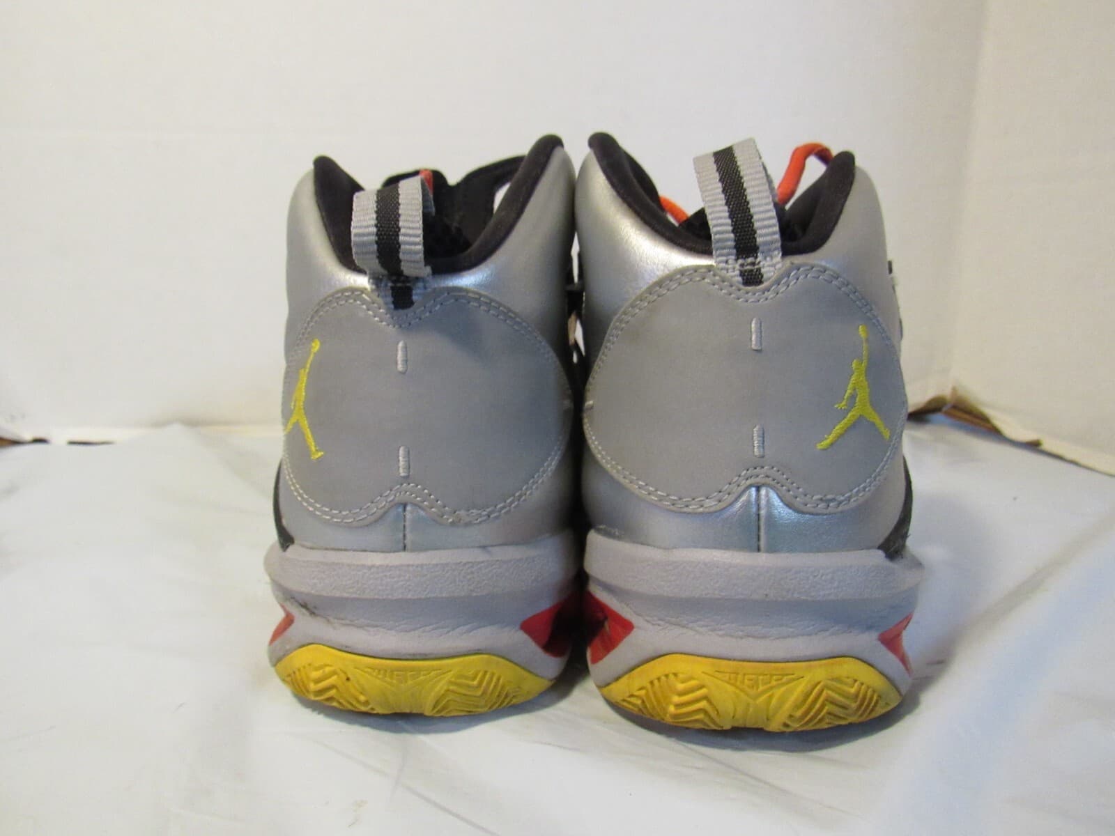 Nike Mens Size 12 Jordan Melo M9 551879-027 Silver Basketball Sneakers H12K - Thumbnail 4