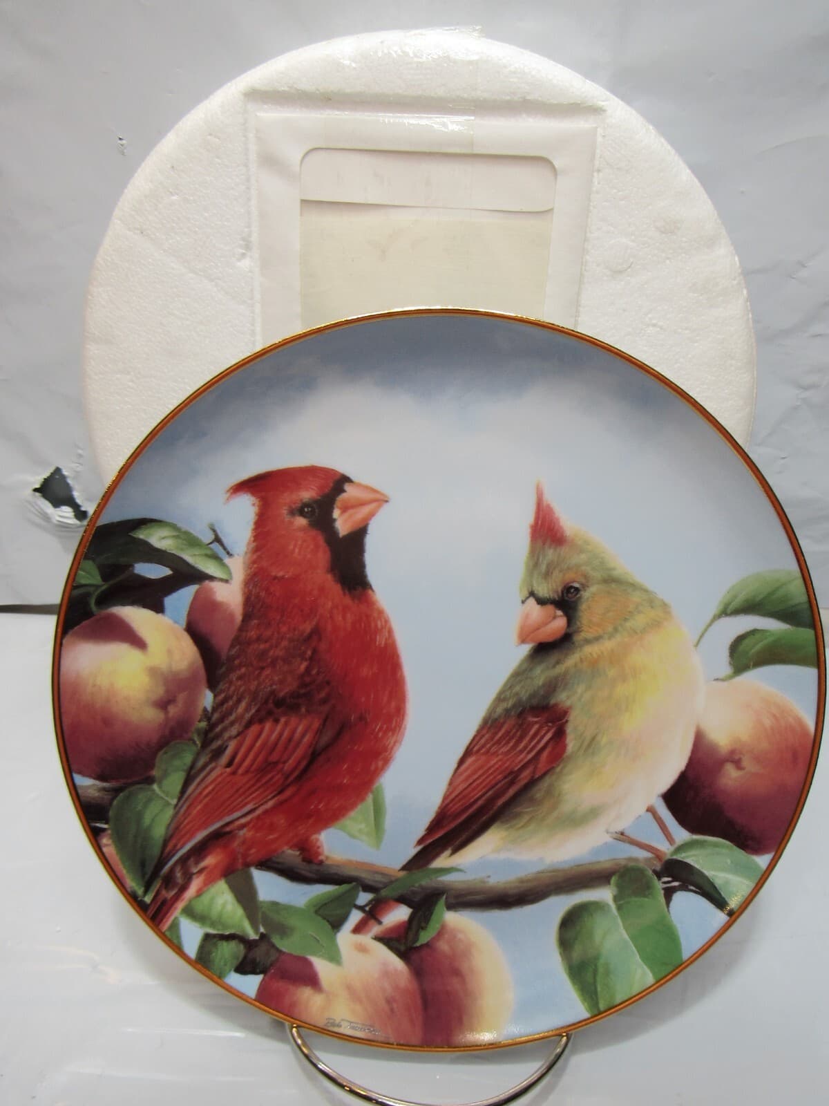 8 Danbury Mint Collector Plate Cardinals for All Seasons -Bob Travers (O40M) - Thumbnail 13