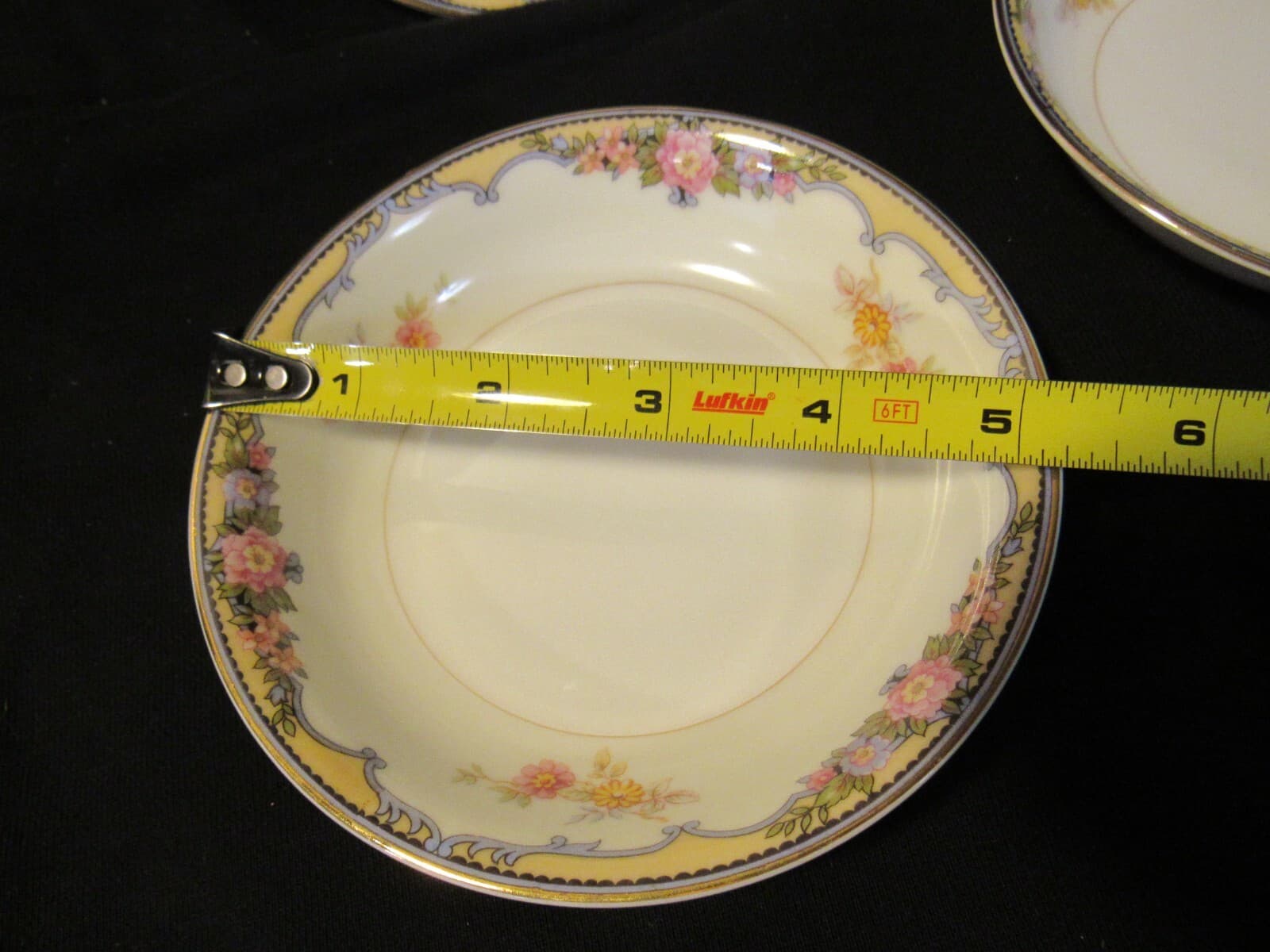 4 Noritake Oxford pattern 85963 vintage 5 1/4" fruit/dessert bowl i99K - Thumbnail 6