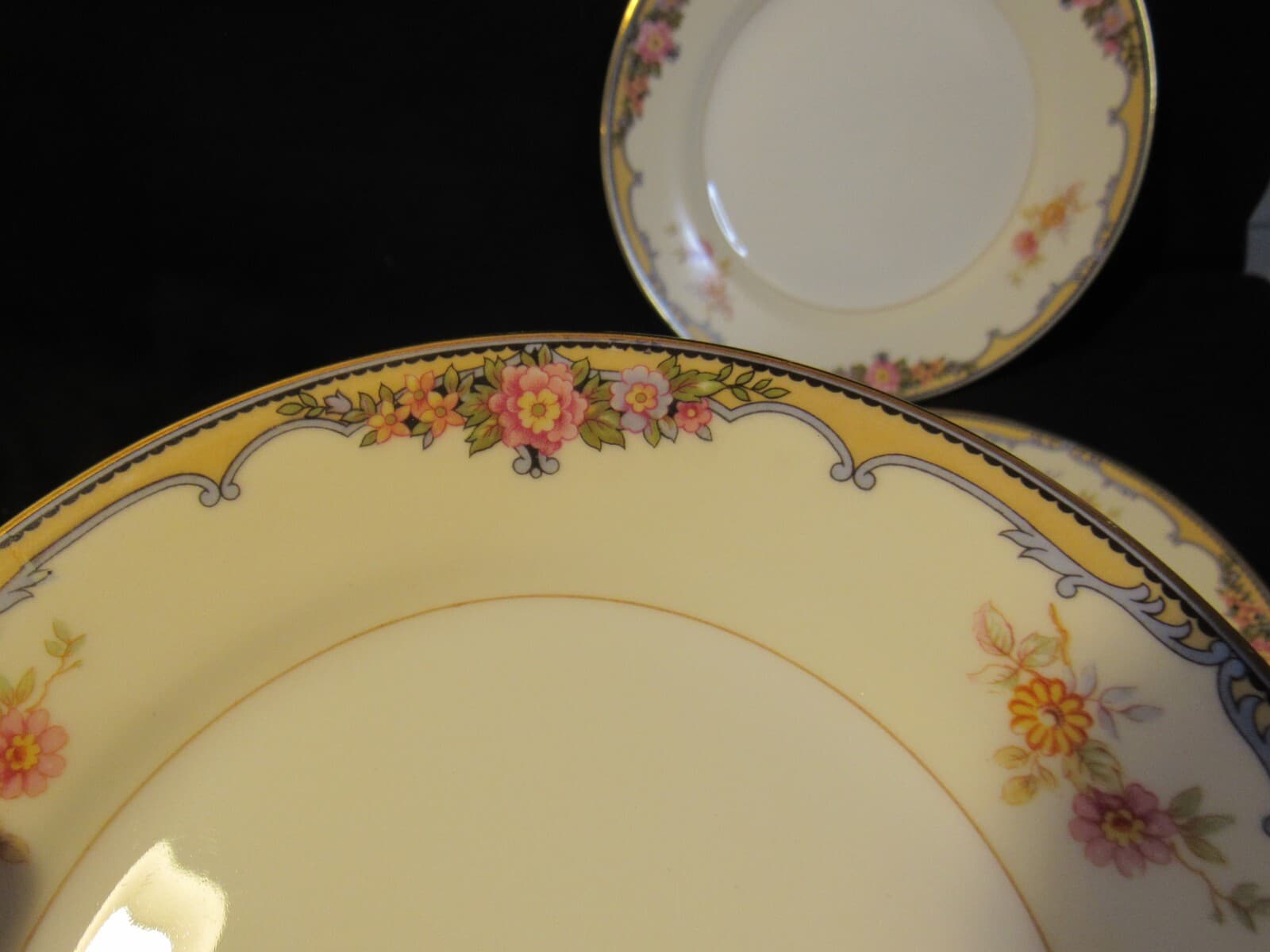 4 NORITAKE OXFORD 5767 Bread And Butter Plate i97K - Thumbnail 3