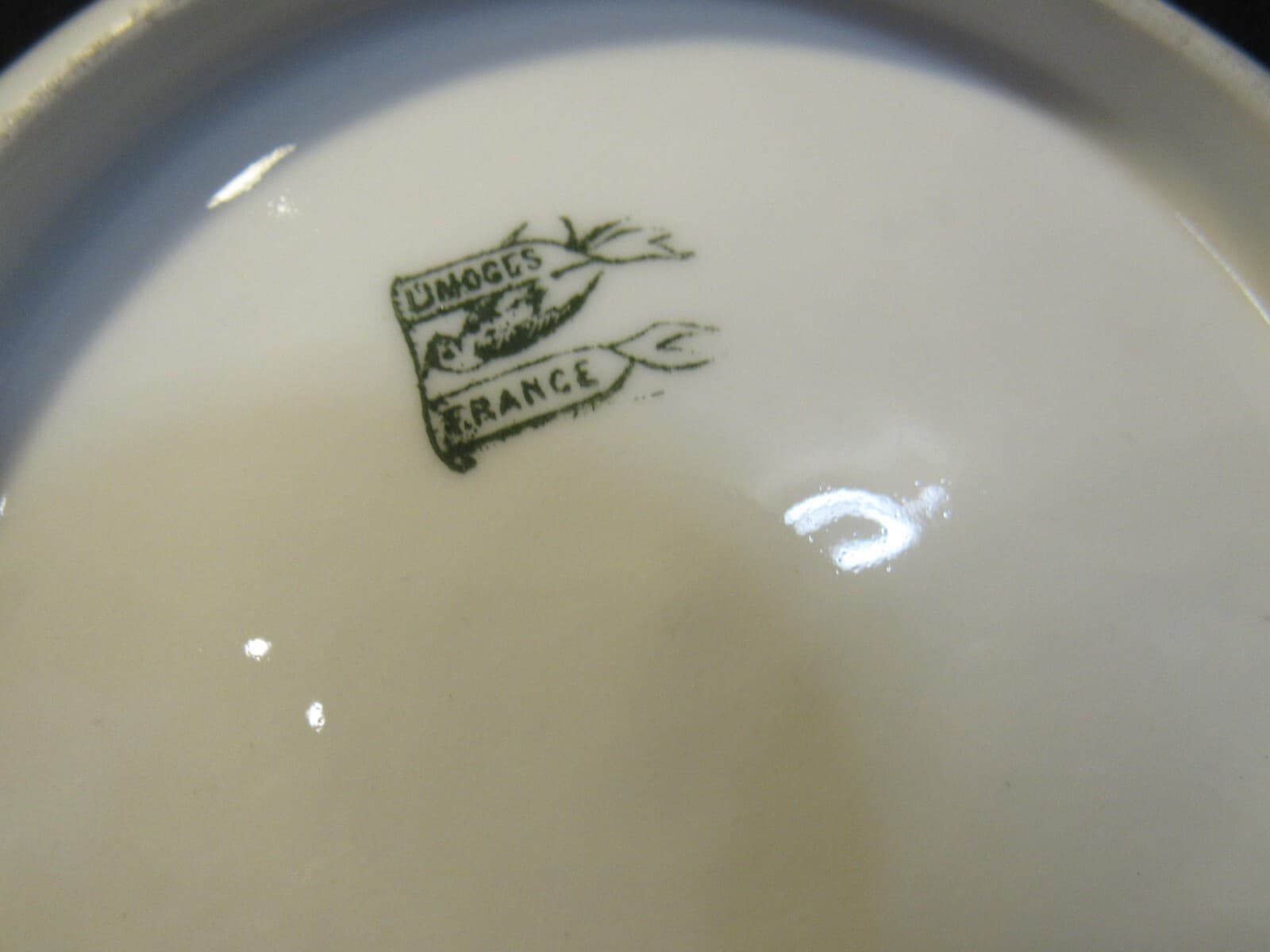 2 Vintage Limoges Martin Freres Bros Pink Floral China Saucer 6 3/4" J7K - Thumbnail 5
