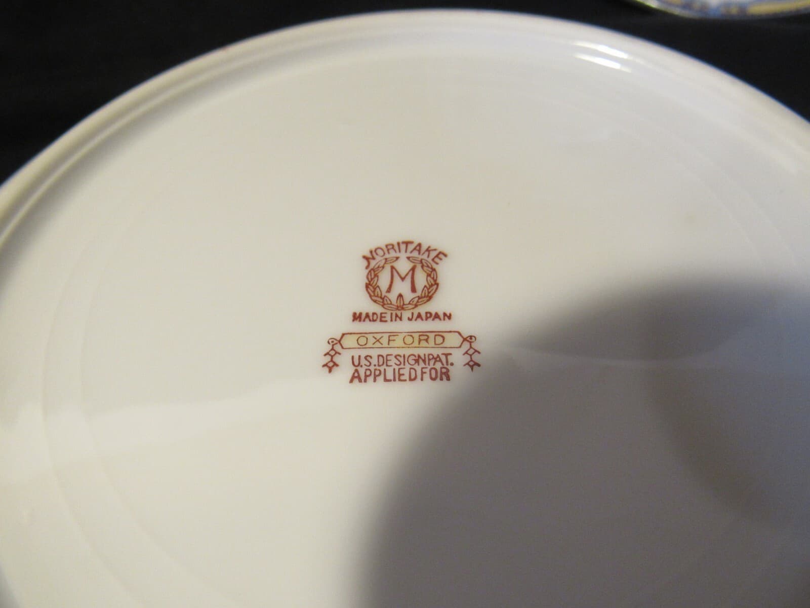 2 Vintage Noritake Oxford pattern 7 1/2" Soup bowl J2K - Thumbnail 5