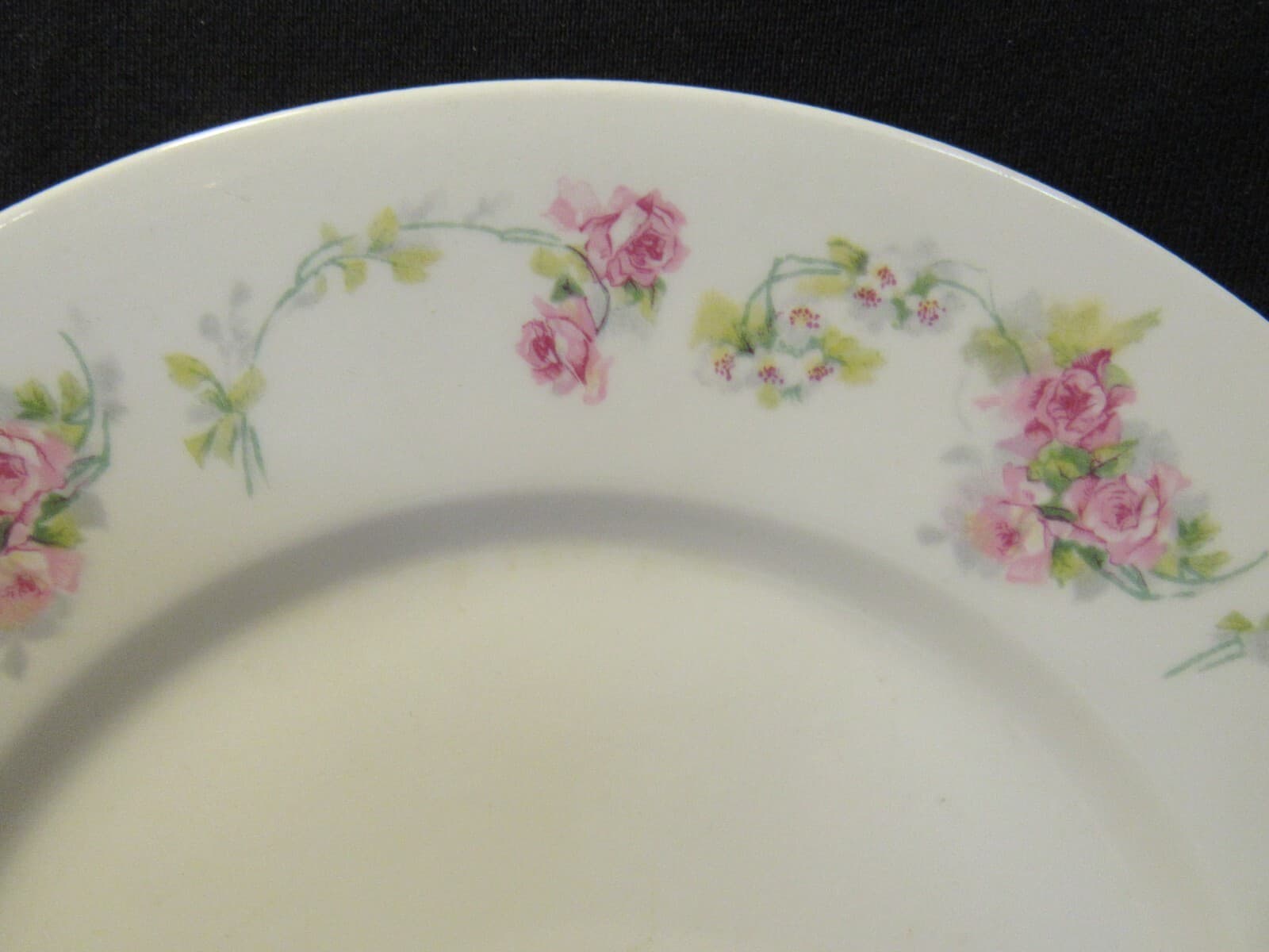 4 Vintage Limoges Martin Freres Bros Pink Floral China Dinner Plates 9 3/4" J4K - Thumbnail 2