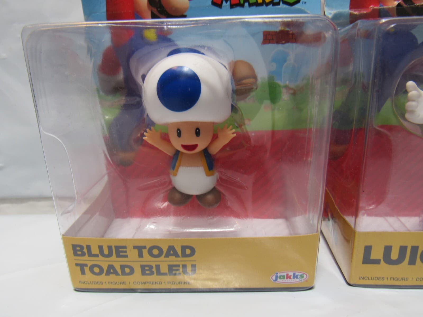 World Of Nintendo Super Mario Magikoopa Luigi Toad 2.5" Figure Jakks Pacific O53 - Thumbnail 2