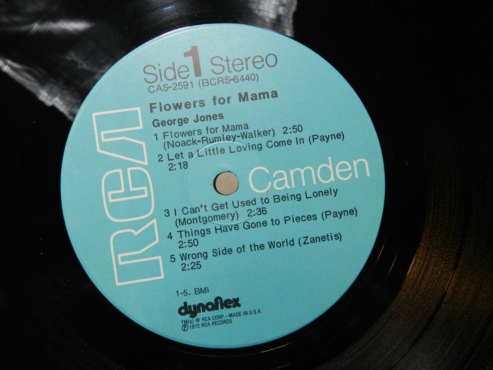3 George Jones Vinyl Albums Shine On, Flowers for Mama & Oh Lonesome Me (L72JJ) - Thumbnail 9