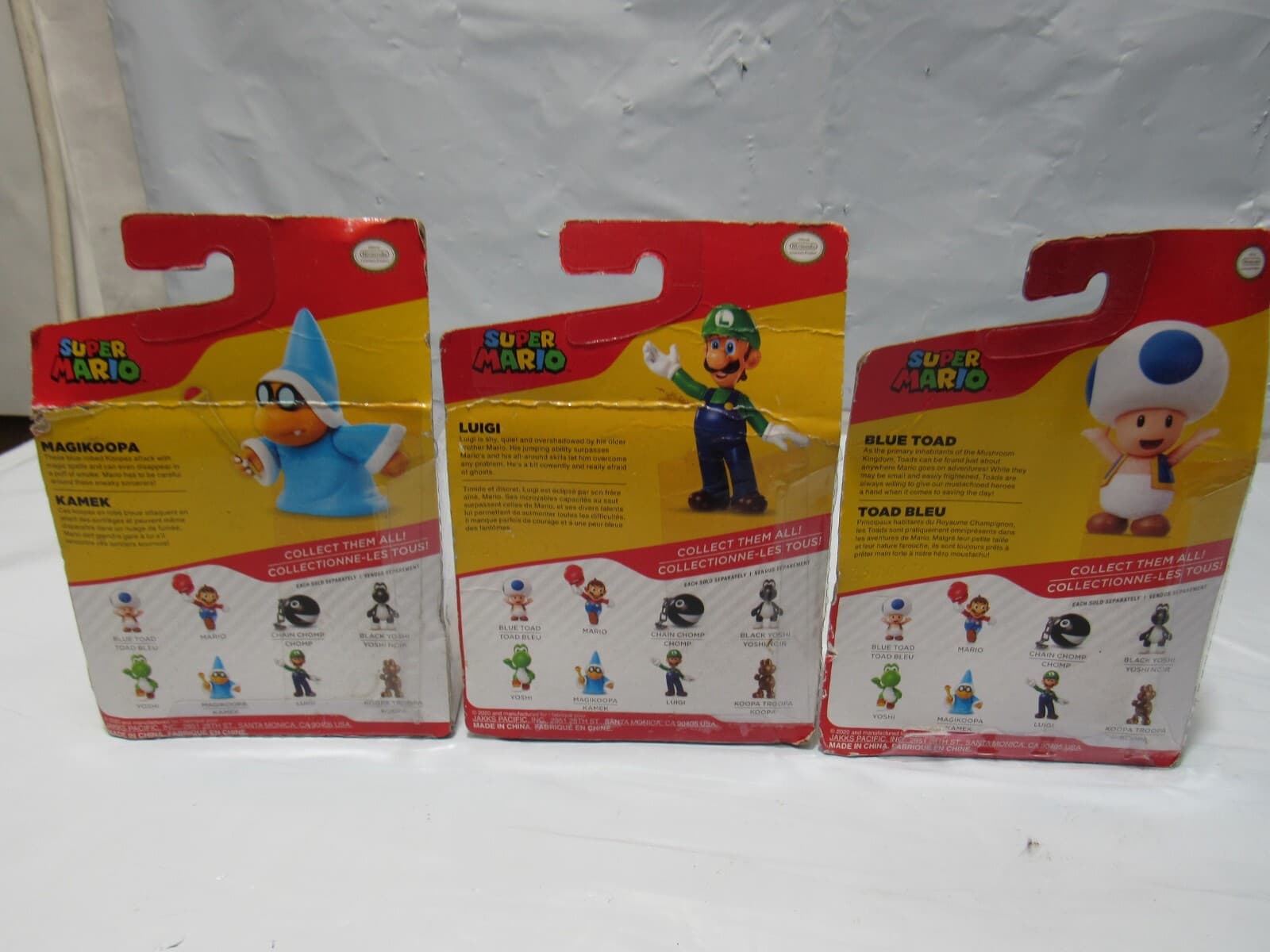 World Of Nintendo Super Mario Magikoopa Luigi Toad 2.5" Figure Jakks Pacific O53 - Thumbnail 10
