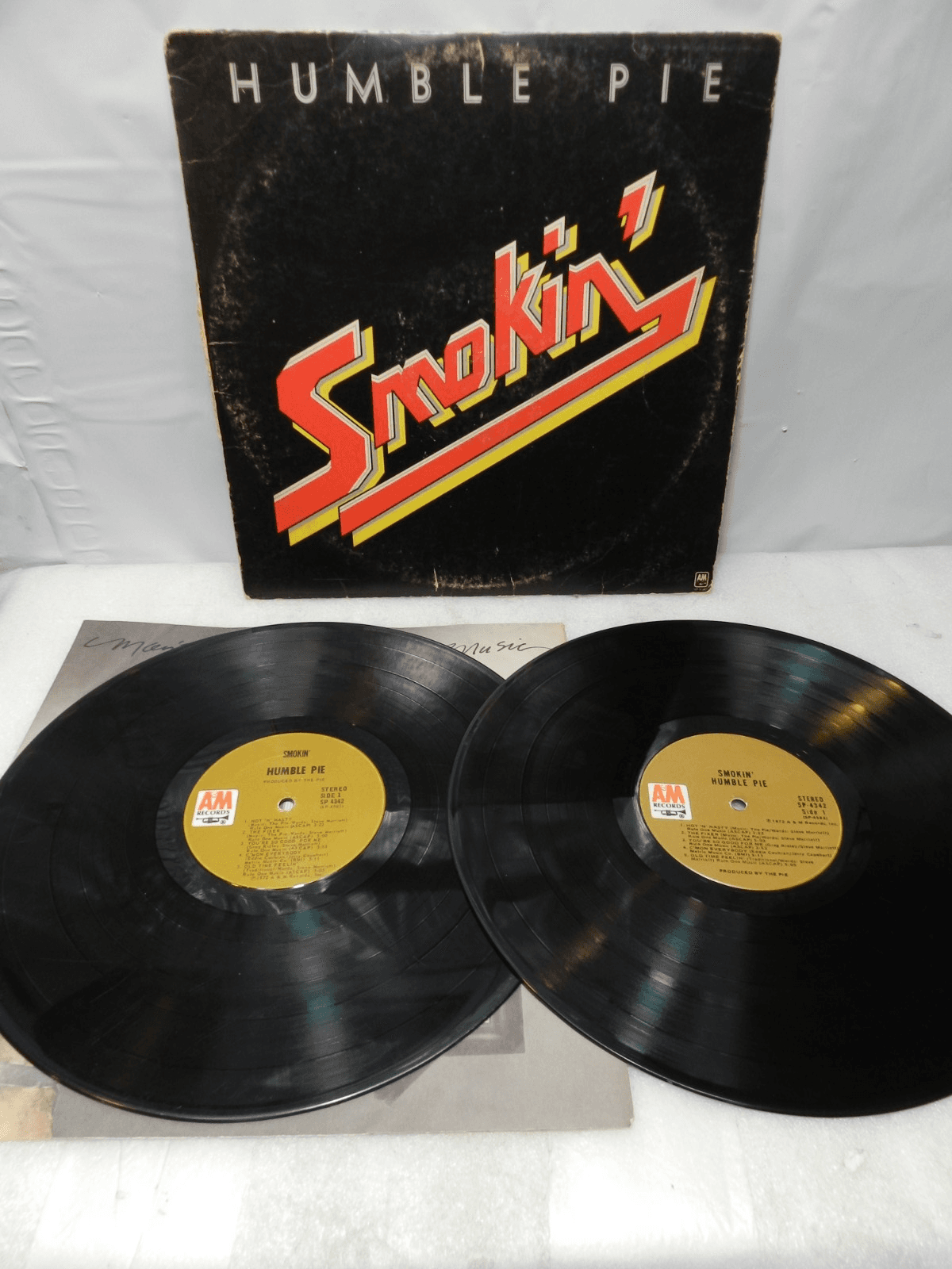 3 Humble Pie Vinyl Records Lost & Found, Thunderbox & Smokin' Albums 70's L71JJ - Thumbnail 2