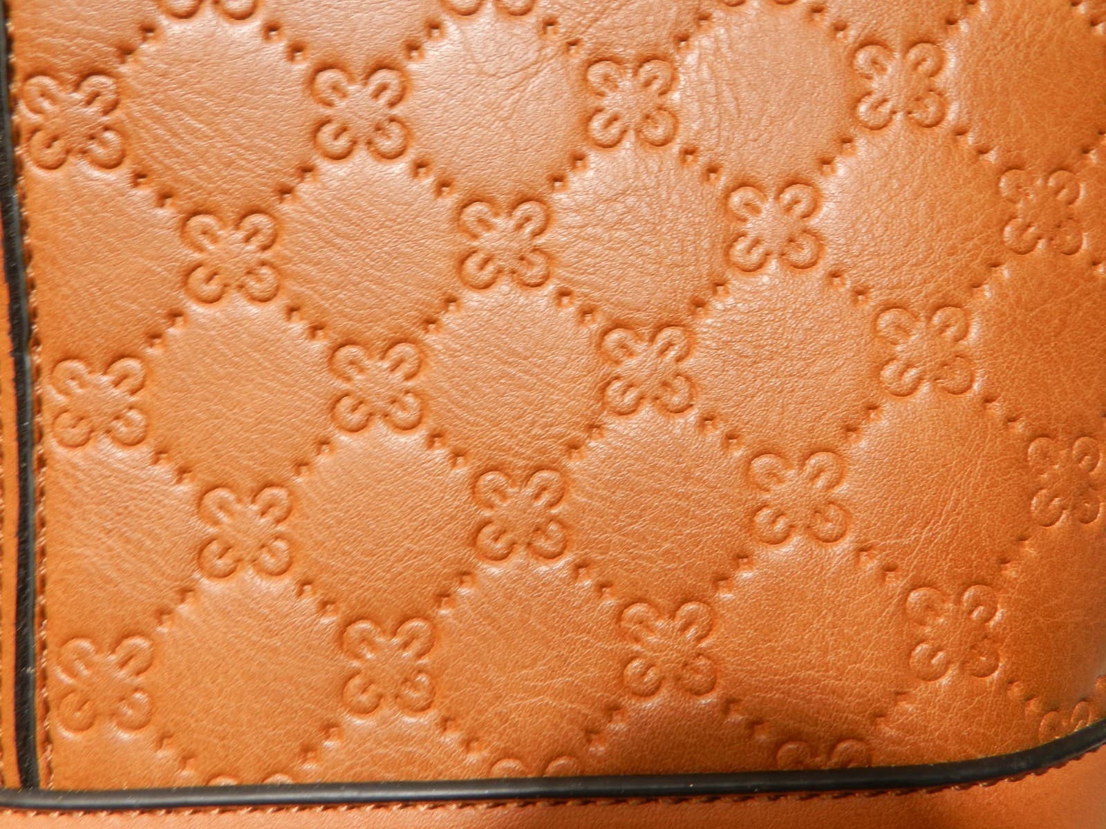 NEW Diophy Women's Vegan Leather Brown Handbag w/ Strap & Wallet (X2K) - Thumbnail 13