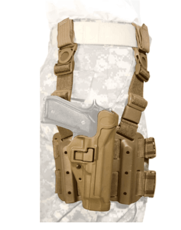 BlackHawk Serpa Tactical Holster Beretta M92/96/M9/M9A1 430504CT-R Tan Right - Thumbnail 12