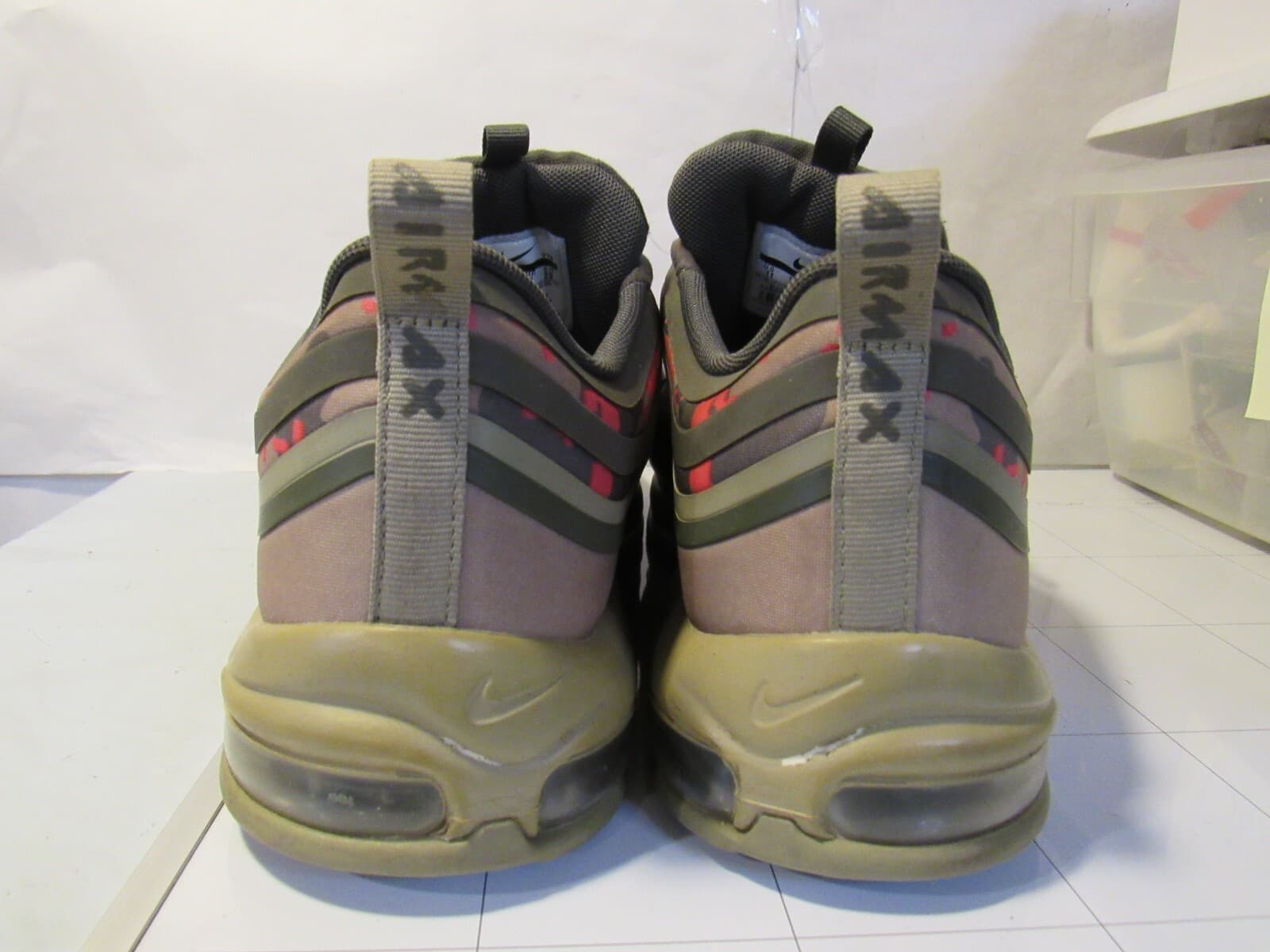 Nike Air Max 97 Ultra Digi Camo Sneakers AH9946-201 Size 11 Mens d95M - Thumbnail 4