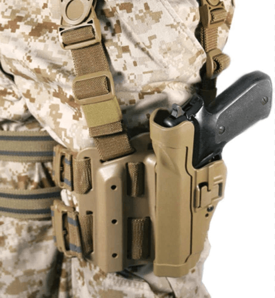 BlackHawk Serpa Tactical Holster Beretta M92/96/M9/M9A1 430504CT-R Tan Right - Thumbnail 9