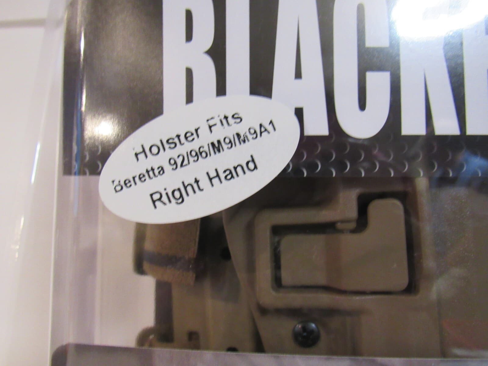 BlackHawk Serpa Tactical Holster Beretta M92/96/M9/M9A1 430504CT-R Tan Right - Thumbnail 4