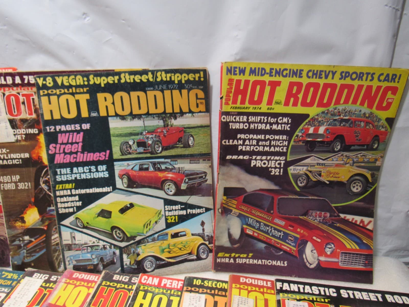 (18) Popular Hot Rodding Drag Racing Automotive Magazines 1971 - 1981 (Z17JJ) - Thumbnail 3