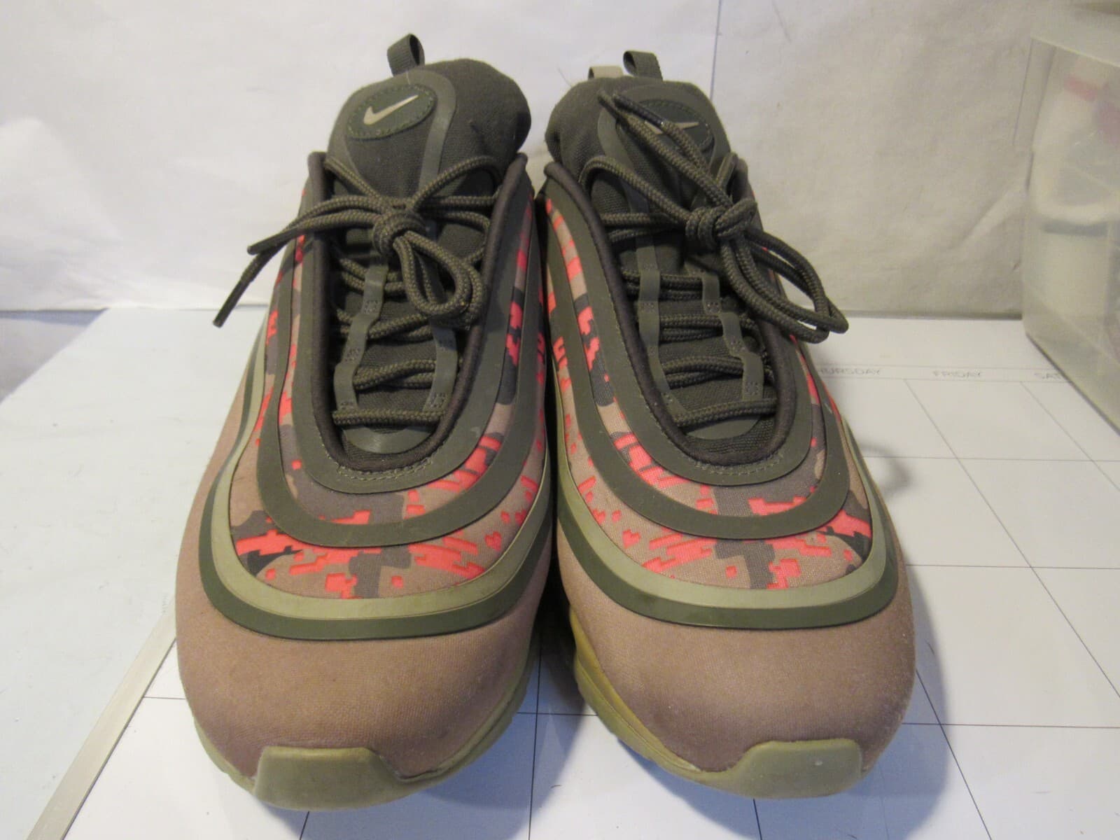 Nike Air Max 97 Ultra Digi Camo Sneakers AH9946-201 Size 11 Mens d95M - Thumbnail 2