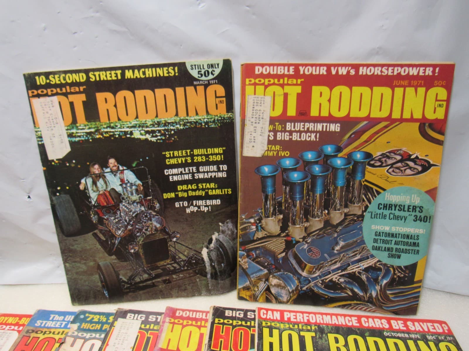 (18) Popular Hot Rodding Drag Racing Automotive Magazines 1971 - 1981 (Z17JJ) - Thumbnail 6