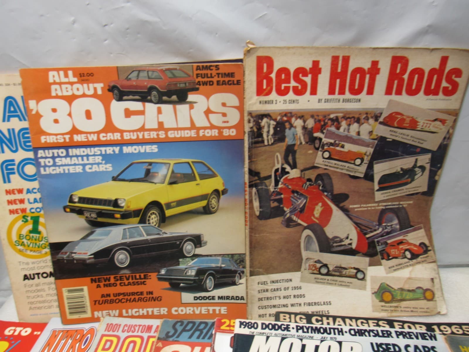 15 Vintage Hot Rod Muscle Car New Car Magazines 60's 70's 80's (Z18JJ) - Thumbnail 3