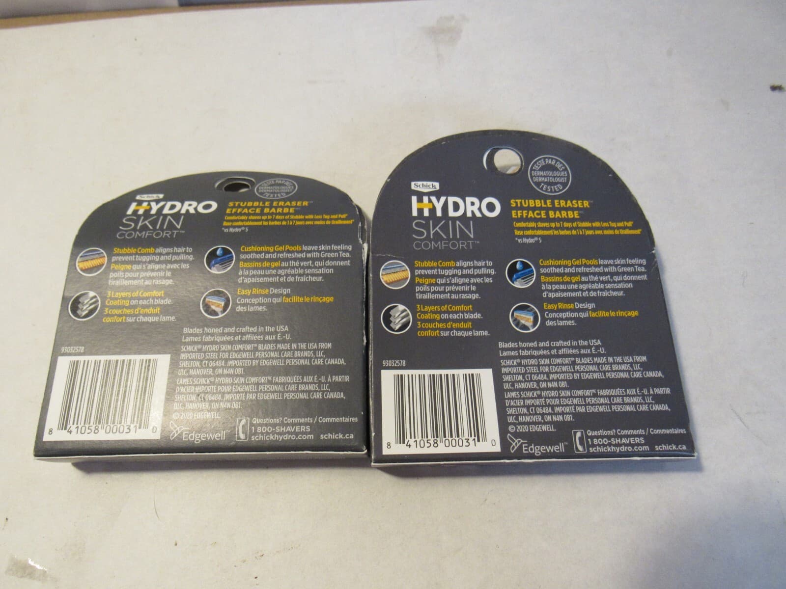 Schick Hydro Skin Comfort Stubble Eraser Razor Blade - 8 Refill Blades (J31K) - Thumbnail 2