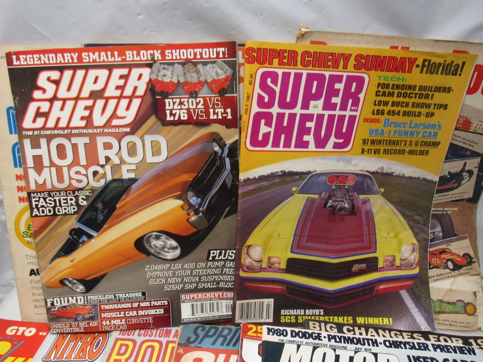15 Vintage Hot Rod Muscle Car New Car Magazines 60's 70's 80's (Z18JJ) - Thumbnail 2