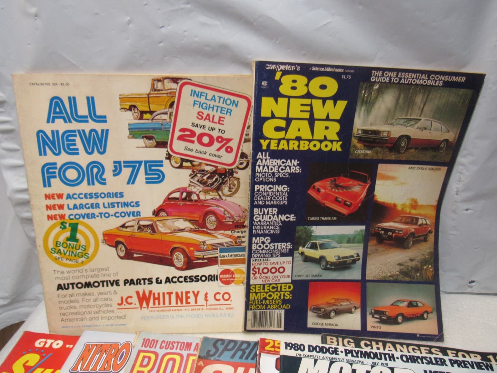 15 Vintage Hot Rod Muscle Car New Car Magazines 60's 70's 80's (Z18JJ) - Thumbnail 4