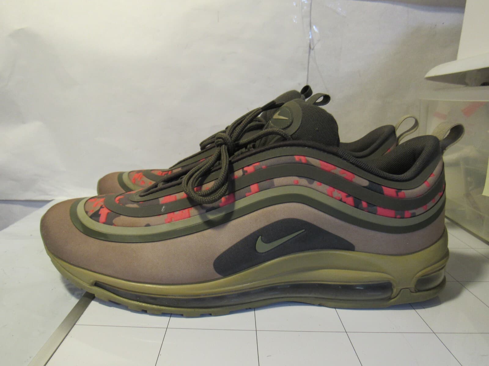 Nike Air Max 97 Ultra Digi Camo Sneakers AH9946-201 Size 11 Mens d95M - Thumbnail 3