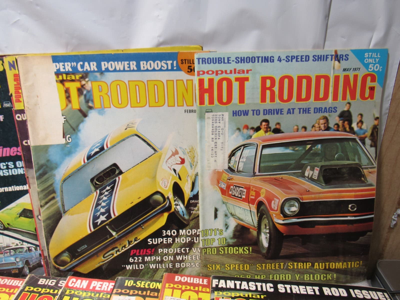 (18) Popular Hot Rodding Drag Racing Automotive Magazines 1971 - 1981 (Z17JJ) - Thumbnail 2