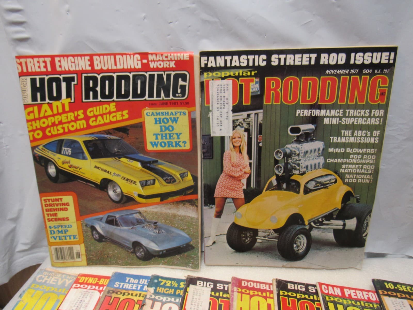 (18) Popular Hot Rodding Drag Racing Automotive Magazines 1971 - 1981 (Z17JJ) - Thumbnail 5