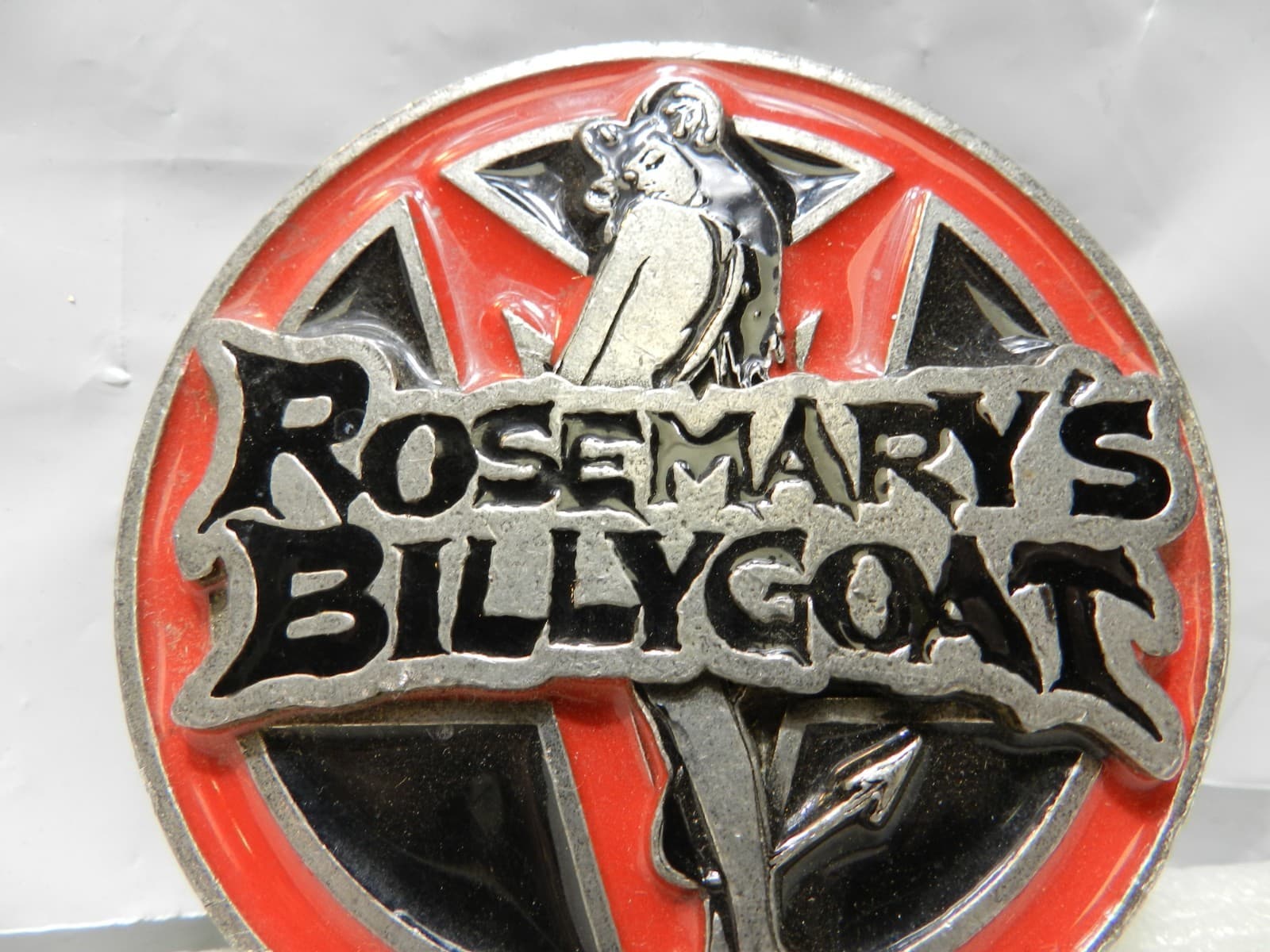 Rosemary's Billygoat Shock Rock Band Belt Buckle 2005 (Z10J) - Thumbnail 2