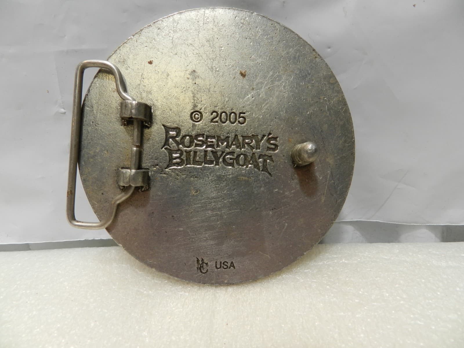Rosemary's Billygoat Shock Rock Band Belt Buckle 2005 (Z10J) - Thumbnail 5