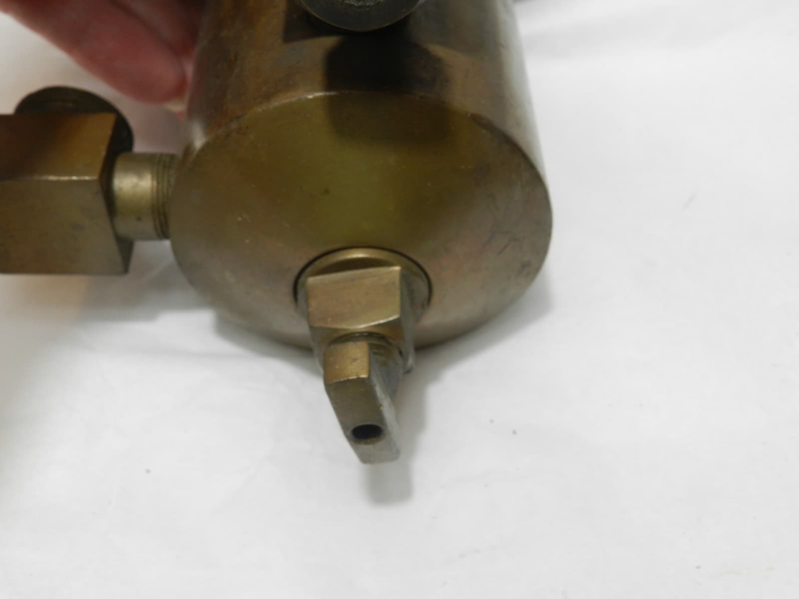 Antique Chicago Ohio Lubricator Injector Oiler Hit Miss Steam Engine 1 Pt D69JJ - Thumbnail 11